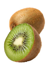 Obraz premium Ripe Kiwi Fruit Slice View