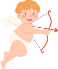 Obraz premium Cute cupid