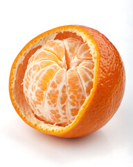 peeled mandarin orange
