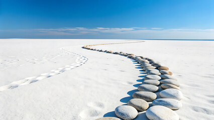 winding pebbles