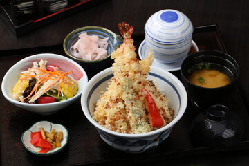 food, japanese cuisine, delicious, tempura bowl