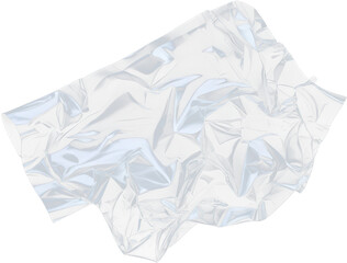 Obraz premium Transparent Crumpled Tape Texture