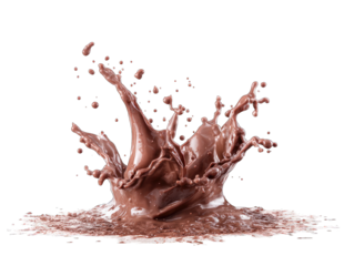Chocolate splash explosion