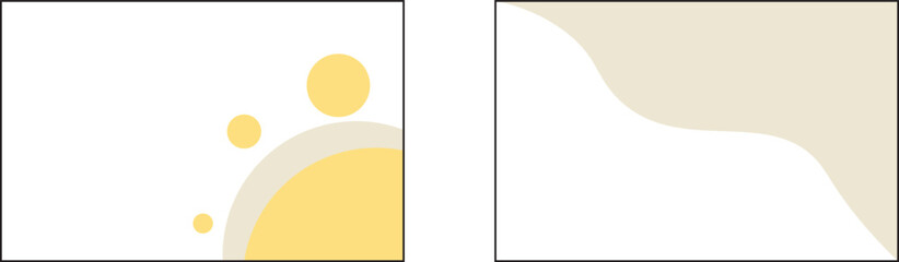 The Illustration of Business card Tamplate yellow