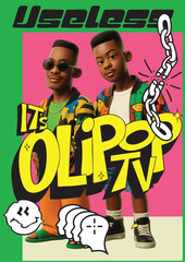 y2k Poster design illutration