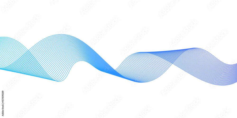 Poster abstract vector background with blue wavy lines,abstract business wave curve lines background.curve 