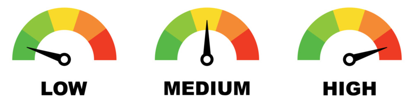 Low Risk Meter Return Icon Low Risk Icon Images – Browse 18,708 Stock Photos, Vectors, and Video ...