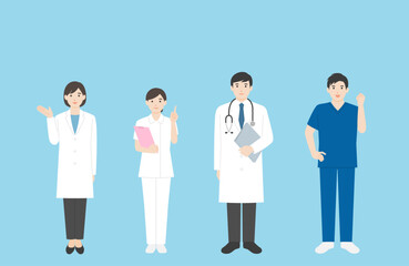 医療従事者たち