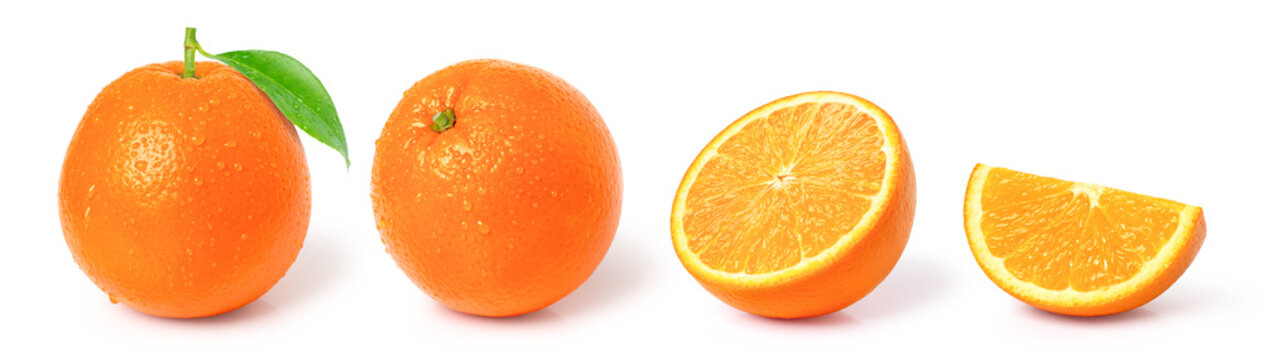 orange fruit on transparent background