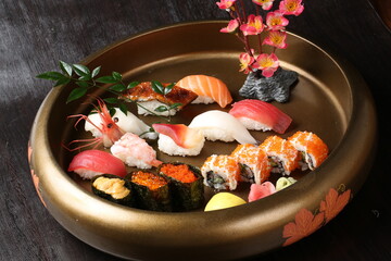 food, japanese cuisine, delicious, sushi platter