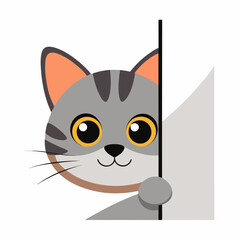 vector illustration of a cat