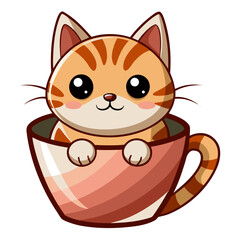 vector illustration of a cat