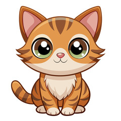 vector illustration of a cat