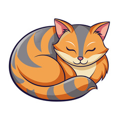 vector illustration of a cat