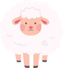 Cartoon Cute Sheep

