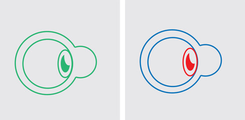 Comparison of Eye Structures Normal Eye (Left) vs. Diseased Eye (Right)