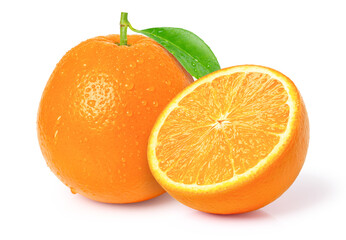 orange isolated on white