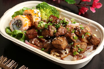 food, japanese cuisine, delicious, veal rice