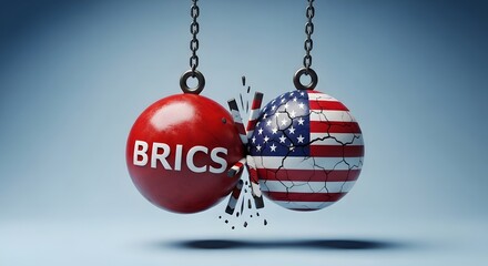 BRICS and US Collision Concept with Wrecking Balls