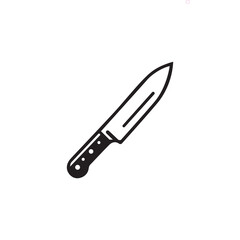 Knife vector logo template