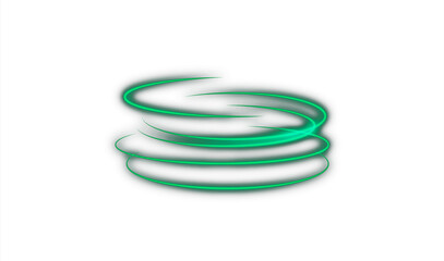 Naklejka premium bright green shine effect element
