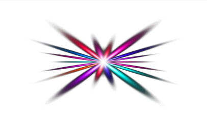 colorful leaser effect