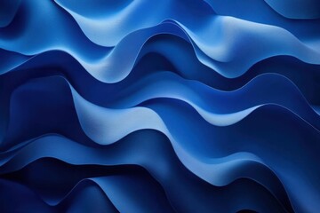 Obraz premium Elegant Blue, Create fluid and soft wave with textured surface, abstract
