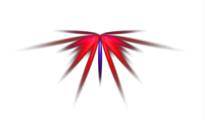 element of red laser light effect