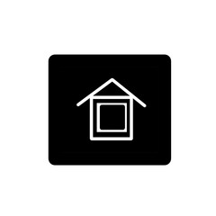 home icon on a white background