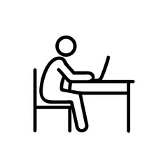 Editable Stroke Line Icons – Office Workspace, Corporate Tools, and Business Equipment Vector Set