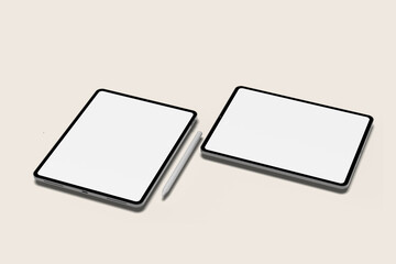 iPad Pro on White Background