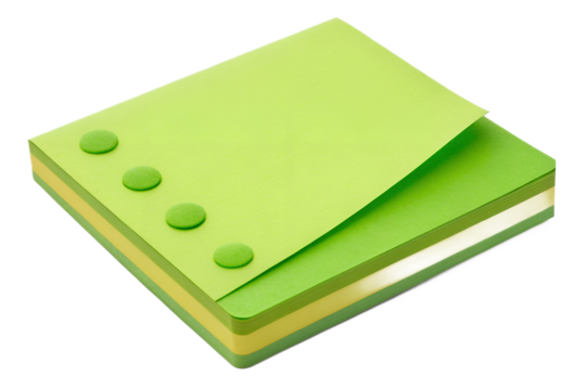 Green Sticky Notes, Reminders, Office Supplies