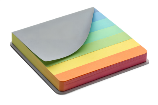 Colorful Sticky Notes, Memo Pad, Office Stationery