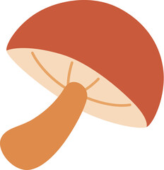 Simple Mushroom Thanksgiving Element

