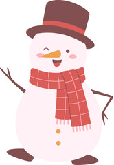 Snowman with hat

