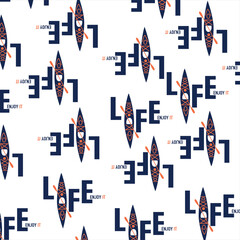 enjoy life surf all over print pattern illustrations vector