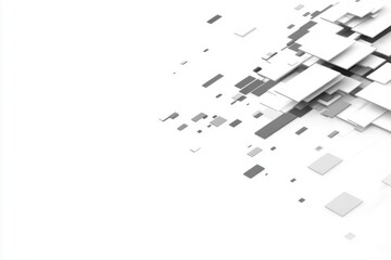 Embrace Abstract, squares and rectangles, creating a modern and sleek design