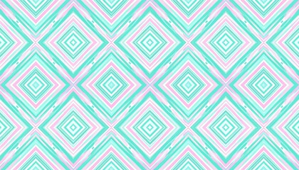 Seamless pattern geometric. Delicate colors beautiful ornament. Geometric fashion fabric print.