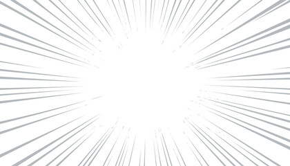 Comic speed lines background with radial burst effect. Cartoon anime action rays motion. Perspective zoom explosion with splashes. Vector,flash, hero, speed, superhero, motion, abstract, cartoon,