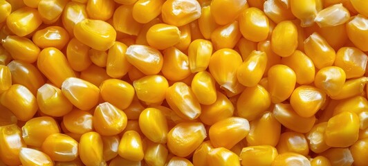 The vibrant yellow corn kernels ready for culinary adventures.