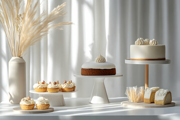 wedding cake with candles