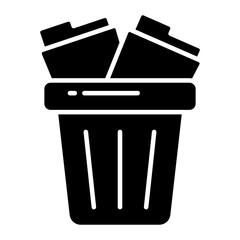 Vector design of recycle bin