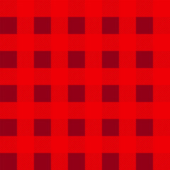 red gingham background
