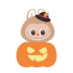 Cute wild cartoon animal. Vector illustration.