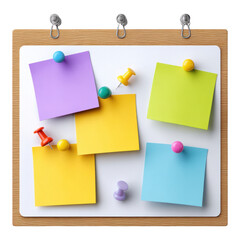 Clipboard with blank sticky note for creative sme startup. planning tool for memo organization and reminders