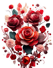 seamless pattern with roses