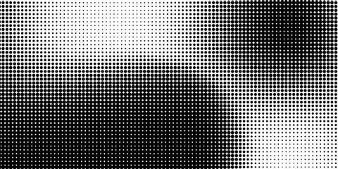 Grunge real organic vintage halftone vector ink print background
