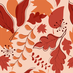 autumn seamless pattern