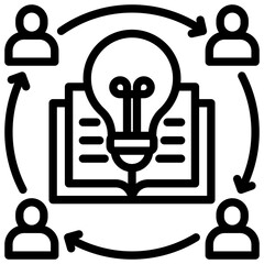 Knowledge Sharing Icon