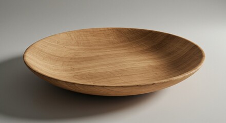 Handcrafted Wooden Serving Bowl: Rustic Elegance for Modern Tables